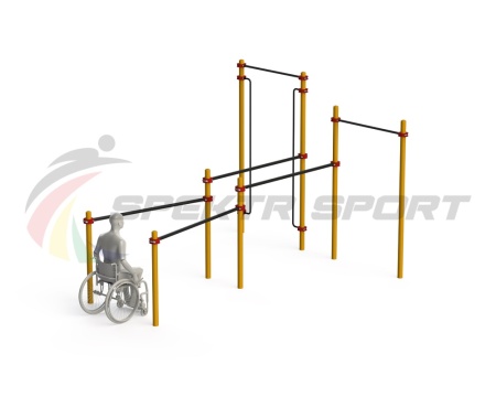 Купить Спортивный комплекс для инвалидов-колясочников WRK-D19_76mm в Белозерске 