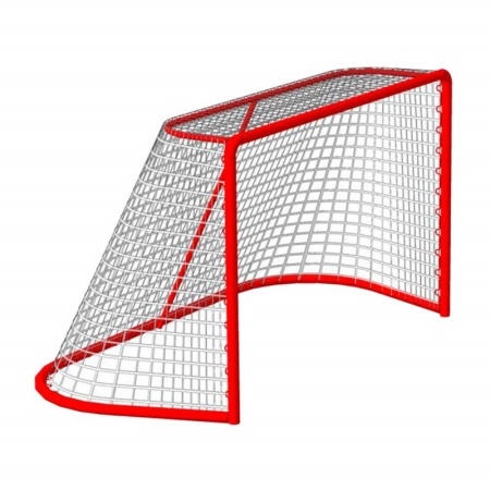 Купить Сетка хоккейная на ворота 1,22мх1,83мх0,5мх1,15м, нить 3,5 мм, узловая в Белозерске 