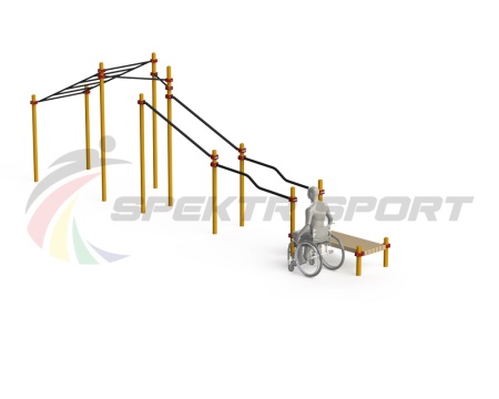 Купить Спортивный комплекс для инвалидов-колясочников WRK-D22_76mm в Белозерске 