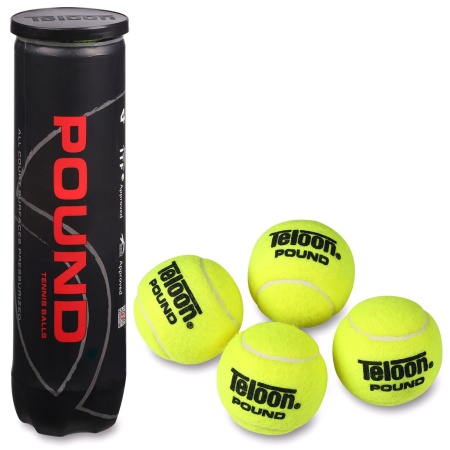 Купить Мяч для большого тенниса Teloon 828Т Р4  (4 шт) в Белозерске 