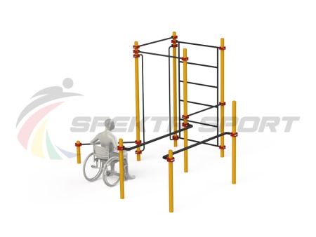 Купить Спортивный комплекс для инвалидов-колясочников WRK-D18_76mm в Белозерске 