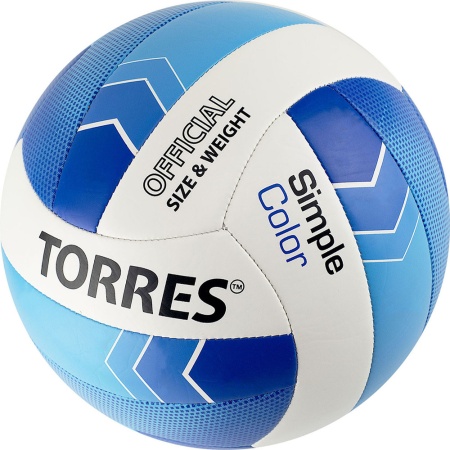 Купить Мяч волейбольный Torres Simple Color любительский р.5 в Белозерске 